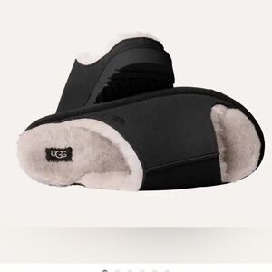 UGG Greenport Genuine Shearling Lined Platform Slide Sandal-NWT-size 10